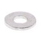 Prime-Line Flat Washer, For Screw Size 1/4" , Steel Galvanized Finish, 50 PK 9079892 - alternate 1